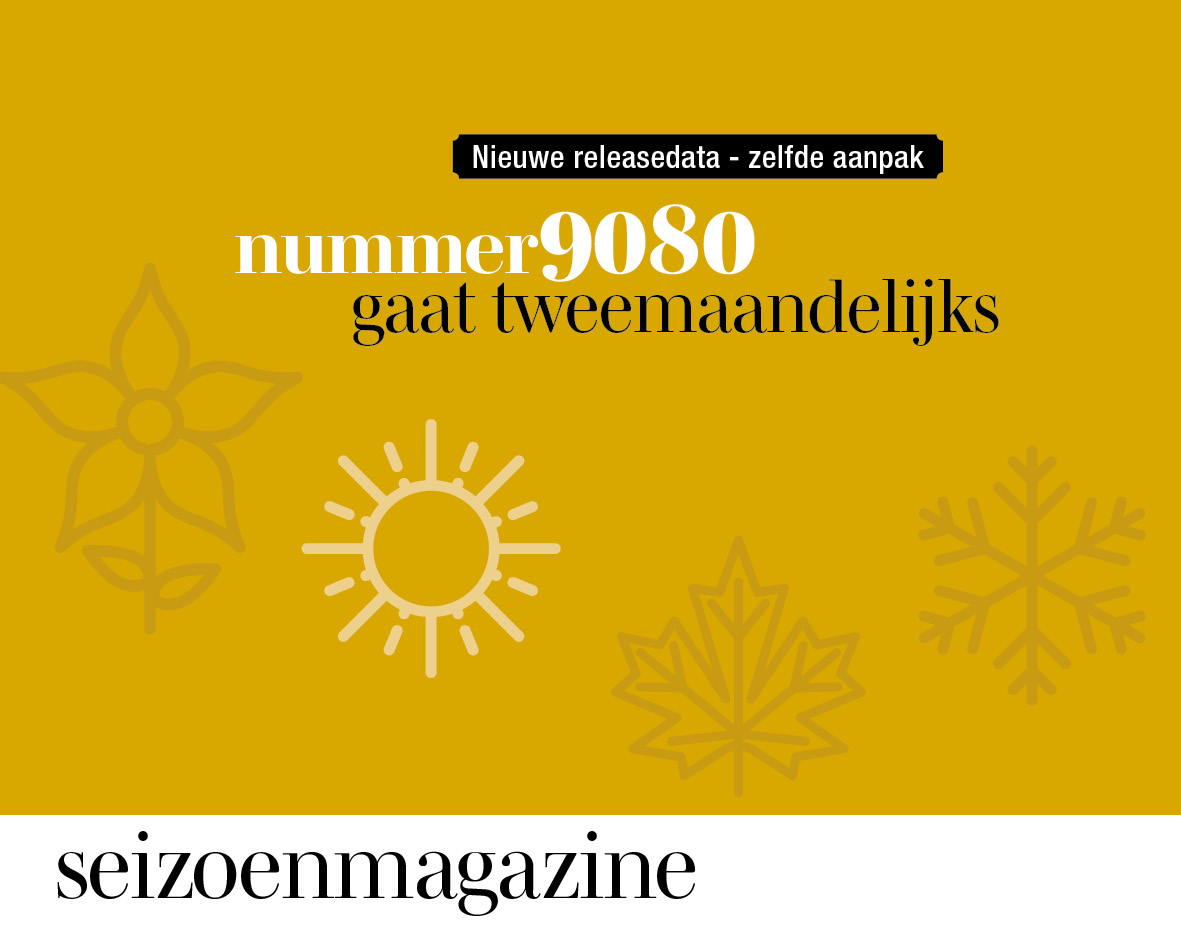 Nummer9080 wordt tweemaandelijks!